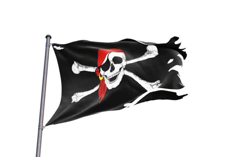 Drapeaux-Flags - Pirate (Crane & os) variante