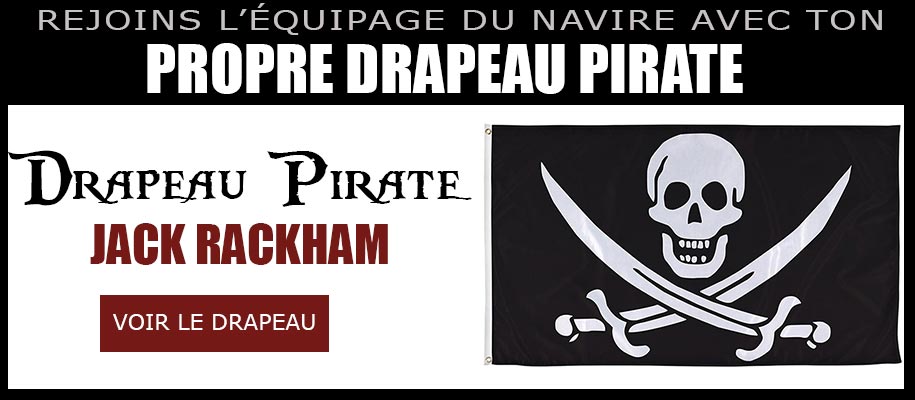 Drapeau Pirate Déchiré par les Combats, Jolly Roger
