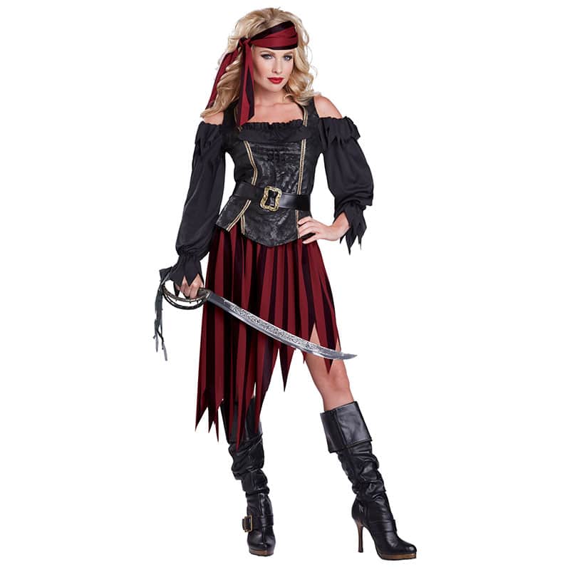 Déguisement Pirate Femme Chemise et Corset | Jolly Roger