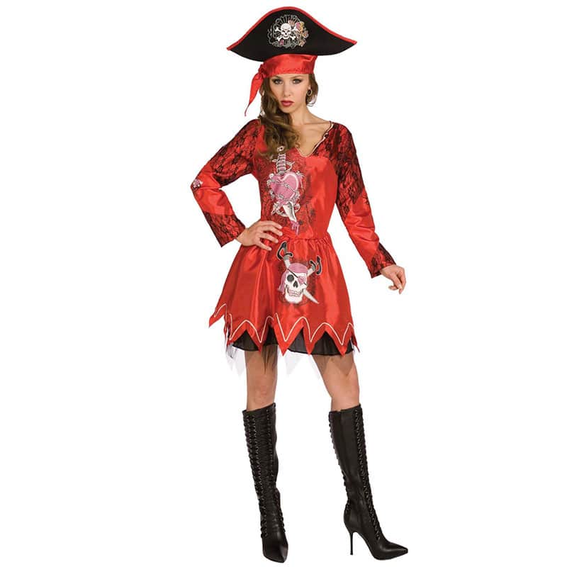 Déguisement Pirate Femme Chemise et Corset | Jolly Roger