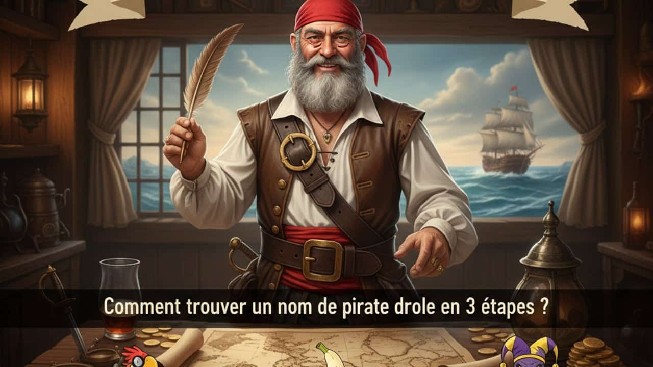 Comment trouver un nom de pirate drôle en 3 étapes ?