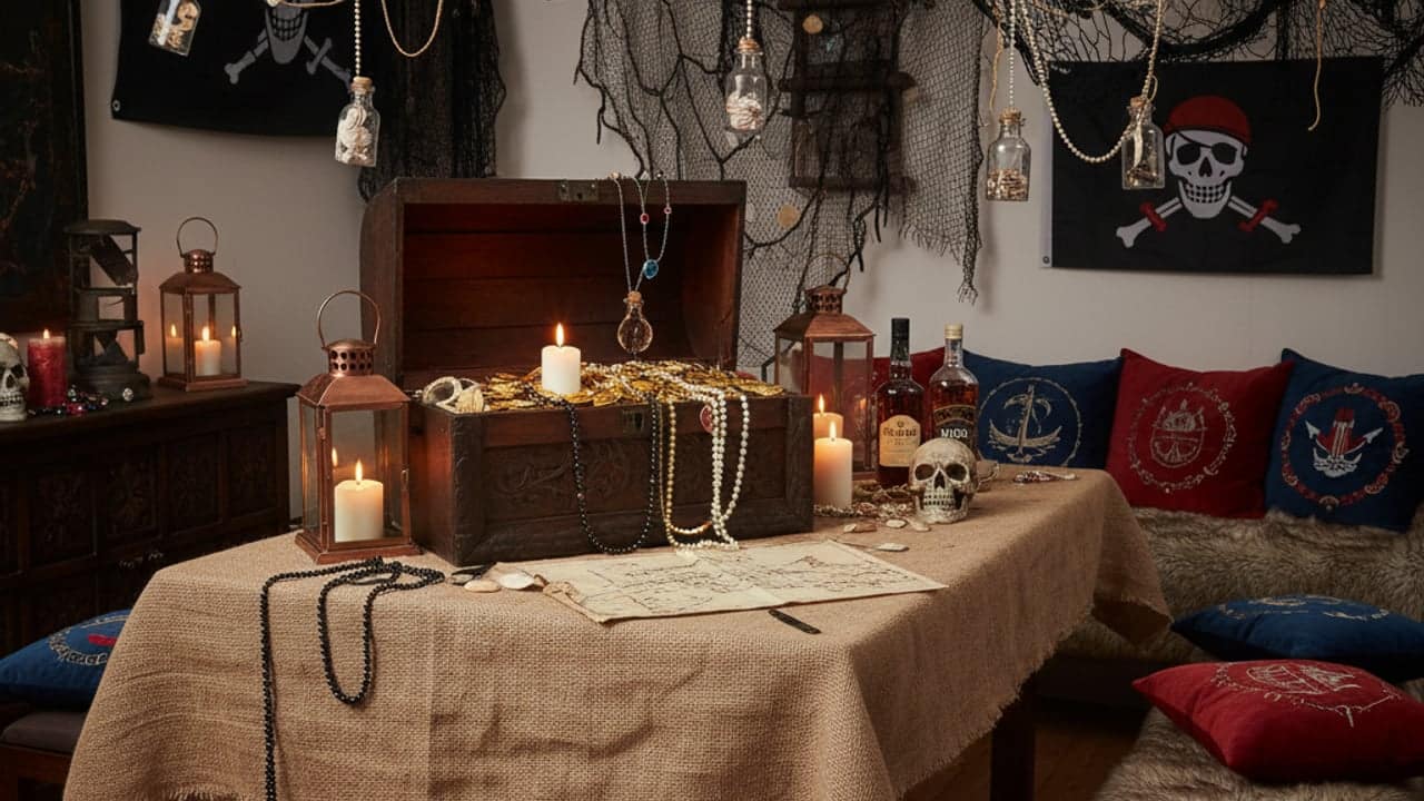 Comment décorer sa maison pour une soirée à thème pirate ?