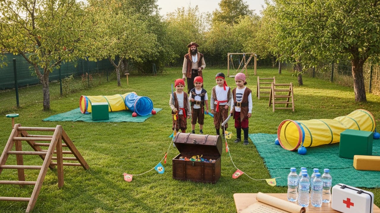 Comment sécuriser une chasse au trésor pirate pour enfants ?